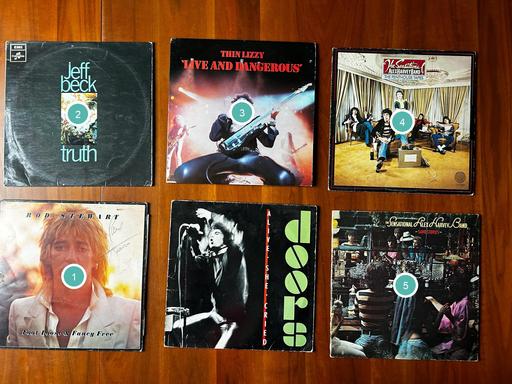 Doors, Thin Lizzy, Sensational Alex Harvey Band LPs