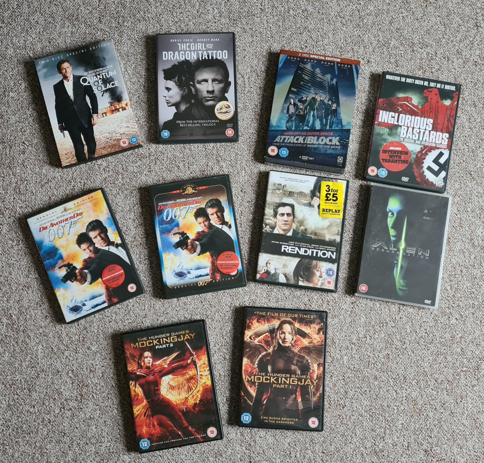 Assorted Action and Thriller Films