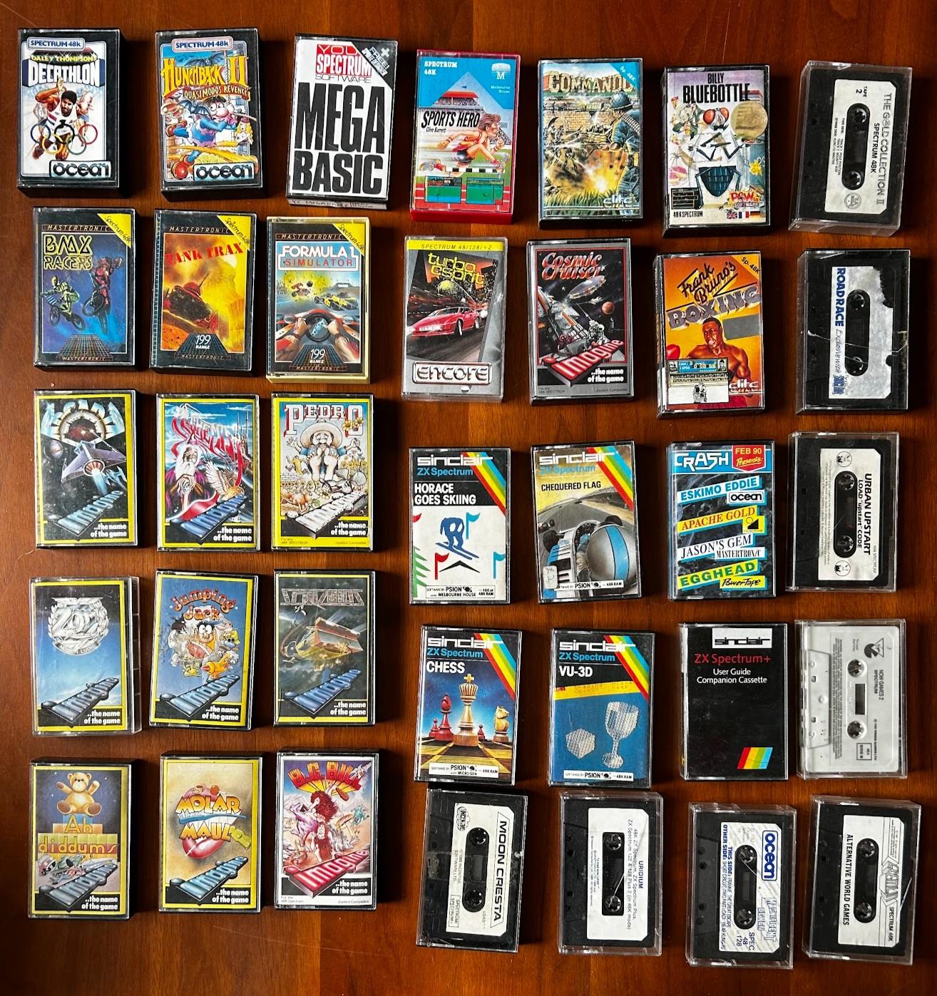 ZX Spectrum Tape Games